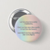 Empath Shine positieve aanmoedigingsquote Ronde Button 5,7 Cm (Voorkant /achterkant)