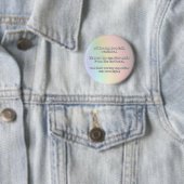 Empath Shine positieve aanmoedigingsquote Ronde Button 5,7 Cm (In situ)