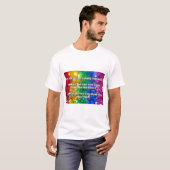 Empath Shine positieve aanmoedigingsquote T-shirt (Voorkant volledig)
