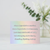 Empath Sterkte Positieve Quote Aanmoediging Briefkaart (Staand voorkant)