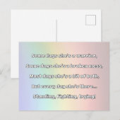 Empath Sterkte Positieve Quote Aanmoediging Briefkaart (Voorkant / Achterkant)