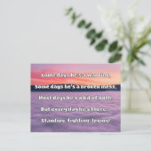 Empath Sterkte Positieve Quote Aanmoediging Briefkaart (Staand voorkant)