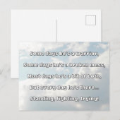 Empath Sterkte Positieve Quote Aanmoediging Briefkaart (Voorkant / Achterkant)