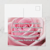 Empath Sterkte Positieve Quote Aanmoediging Briefkaart (Voorkant / Achterkant)