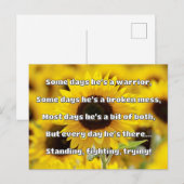 Empath Sterkte Positieve Quote Aanmoediging Briefkaart (Voorkant / Achterkant)