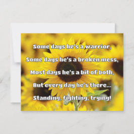 Empath Sterkte Positieve Quote Aanmoediging Briefkaart