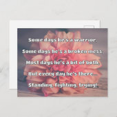 Empath Sterkte Positieve Quote Aanmoediging Briefkaart (Voorkant / Achterkant)