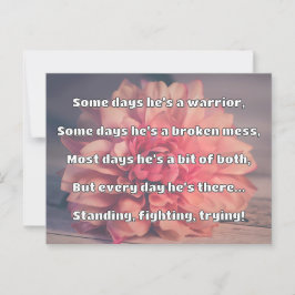 Empath Sterkte Positieve Quote Aanmoediging Briefkaart