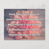 Empath Sterkte Positieve Quote Aanmoediging Briefkaart (Voorkant)