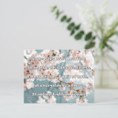 Empath Sterkte Positieve Quote Aanmoediging Briefkaart (Staand voorkant)