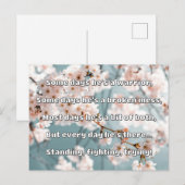 Empath Sterkte Positieve Quote Aanmoediging Briefkaart (Voorkant / Achterkant)