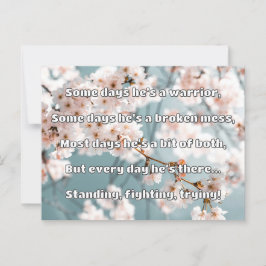 Empath Sterkte Positieve Quote Aanmoediging Briefkaart