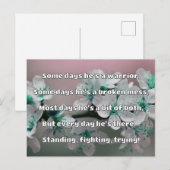 Empath Sterkte Positieve Quote Aanmoediging Briefkaart (Voorkant / Achterkant)