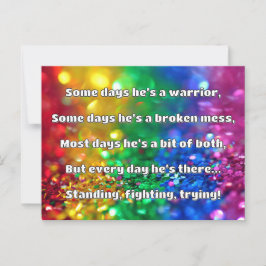 Empath Sterkte Positieve Quote Aanmoediging Briefkaart