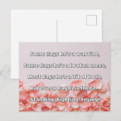 Empath Sterkte Positieve Quote Aanmoediging Briefkaart (Voorkant / Achterkant)