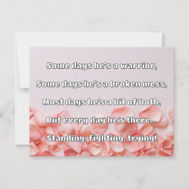 Empath Sterkte Positieve Quote Aanmoediging Briefkaart