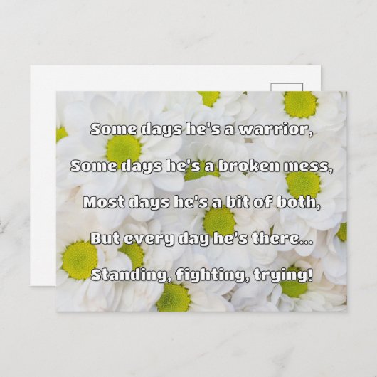 Empath Sterkte Positieve Quote Aanmoediging Briefkaart (Voorkant / Achterkant)