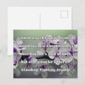 Empath Sterkte Positieve Quote Aanmoediging Briefkaart (Voorkant / Achterkant)