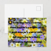 Empath Sterkte Positieve Quote Aanmoediging Briefkaart (Voorkant / Achterkant)