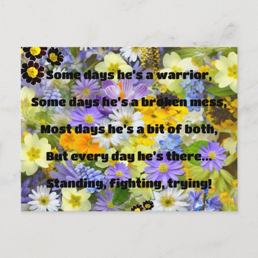 Empath Sterkte Positieve Quote Aanmoediging Briefkaart (Voorkant)