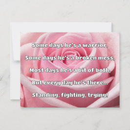 Empath Sterkte Positieve Quote Aanmoediging Briefkaart