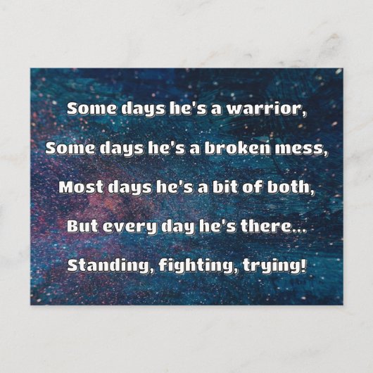 Empath Sterkte Positieve Quote Aanmoediging Briefkaart (Voorkant)