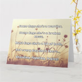 Empath Sterkte Positieve Quote Aanmoediging Kaart (Gele Bloem)