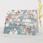 Empath Sterkte Positieve Quote Aanmoediging Kaart (Gele Bloem)