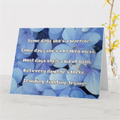Empath Sterkte Positieve Quote Aanmoediging Kaart (Gele Bloem)
