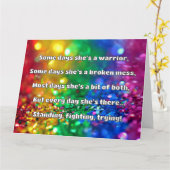 Empath Sterkte Positieve Quote Aanmoediging Kaart (Gele Bloem)