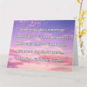 Empath Sterkte Positieve Quote Aanmoediging Kaart (Gele Bloem)