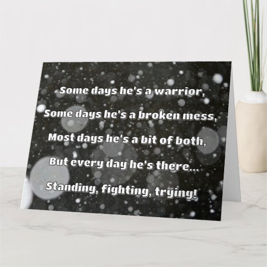 Empath Sterkte Positieve Quote Aanmoediging Kaart (Voorkant)