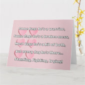 Empath Sterkte Positieve Quote Aanmoediging Kaart (Gele Bloem)