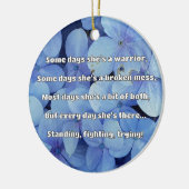 Empath Sterkte Positieve Quote Aanmoediging Keramisch Ornament (Links)