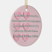 Empath Sterkte Positieve Quote Aanmoediging Keramisch Ornament (Rechts)