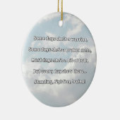 Empath Sterkte Positieve Quote Aanmoediging Keramisch Ornament (Rechts)