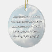 Empath Sterkte Positieve Quote Aanmoediging Keramisch Ornament (Links)