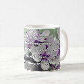 Empath Sterkte Positieve Quote Aanmoediging Koffiemok (Voorkant rechts)