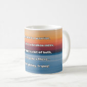 Empath Sterkte Positieve Quote Aanmoediging Koffiemok (Voorkant rechts)