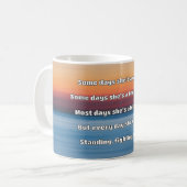 Empath Sterkte Positieve Quote Aanmoediging Koffiemok (Voorkant links)