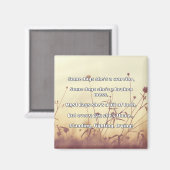 Empath Sterkte Positieve Quote Aanmoediging Magneet (Voorkant / Achterkant)