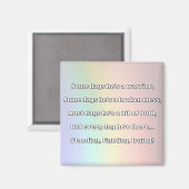 Empath Sterkte Positieve Quote Aanmoediging Magneet (Voorkant / Achterkant)