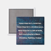 Empath Sterkte Positieve Quote Aanmoediging Magneet (Voorkant / Achterkant)