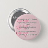 Empath Sterkte Positieve Quote Aanmoediging Ronde Button 5,7 Cm (Voorkant /achterkant)