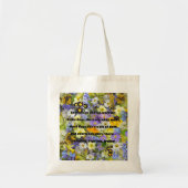 Empath Sterkte Positieve Quote Aanmoediging Tote Bag (Voorkant)