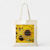 Empath Sterkte Positieve Quote Aanmoediging Tote Bag (Achterkant)