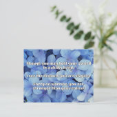Empath Warrior Positieve Quote Aanmoediging Briefkaart (Staand voorkant)