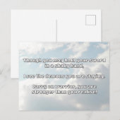 Empath Warrior Positieve Quote Aanmoediging Briefkaart (Voorkant / Achterkant)