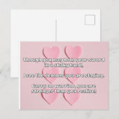 Empath Warrior Positieve Quote Aanmoediging Briefkaart (Voorkant / Achterkant)