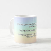 Empath Warrior Positieve Quote Aanmoediging Koffiemok (Voorkant links)